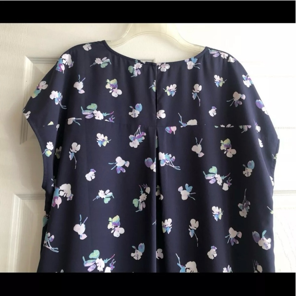 Caslon (Nordstrom) floral print shift dress spring summer sz XL - Picture 10 of 13